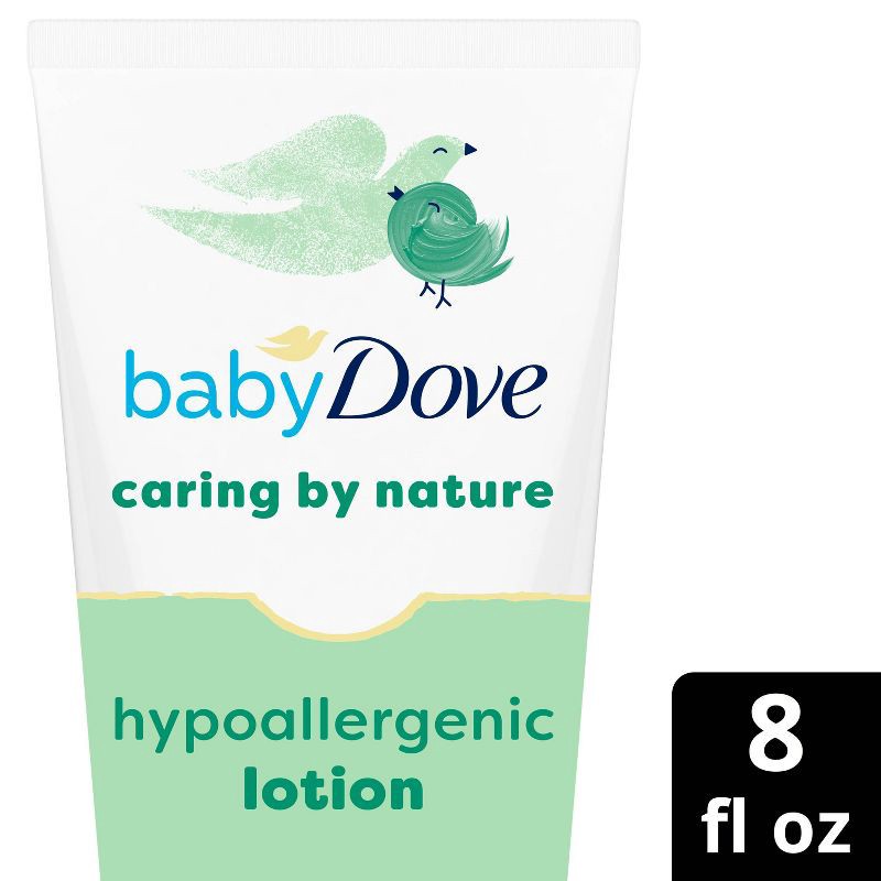 slide 1 of 11, Baby Dove Caring by Nature Hypoallergenic Lotion - 8 fl oz, 8 fl oz