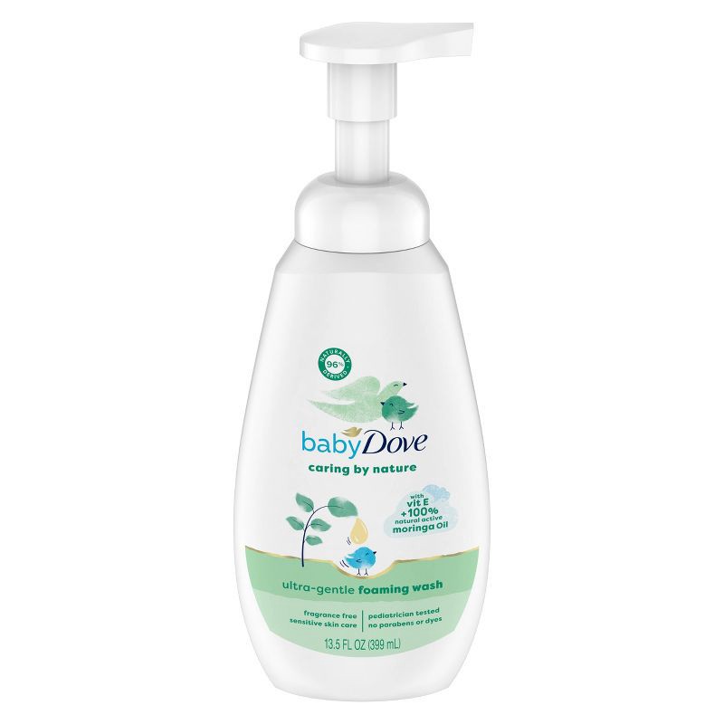 slide 10 of 12, Baby Dove Caring by Nature Ultra-Gentle Foaming Wash - 13.5 fl oz, 13.5 fl oz