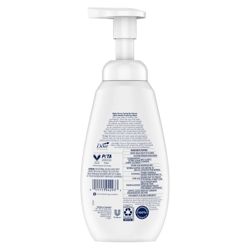 slide 6 of 12, Baby Dove Caring by Nature Ultra-Gentle Foaming Wash - 13.5 fl oz, 13.5 fl oz