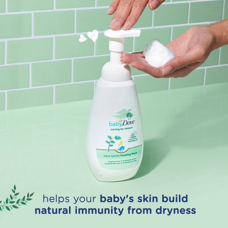 slide 8 of 12, Baby Dove Caring by Nature Ultra-Gentle Foaming Wash - 13.5 fl oz, 13.5 fl oz