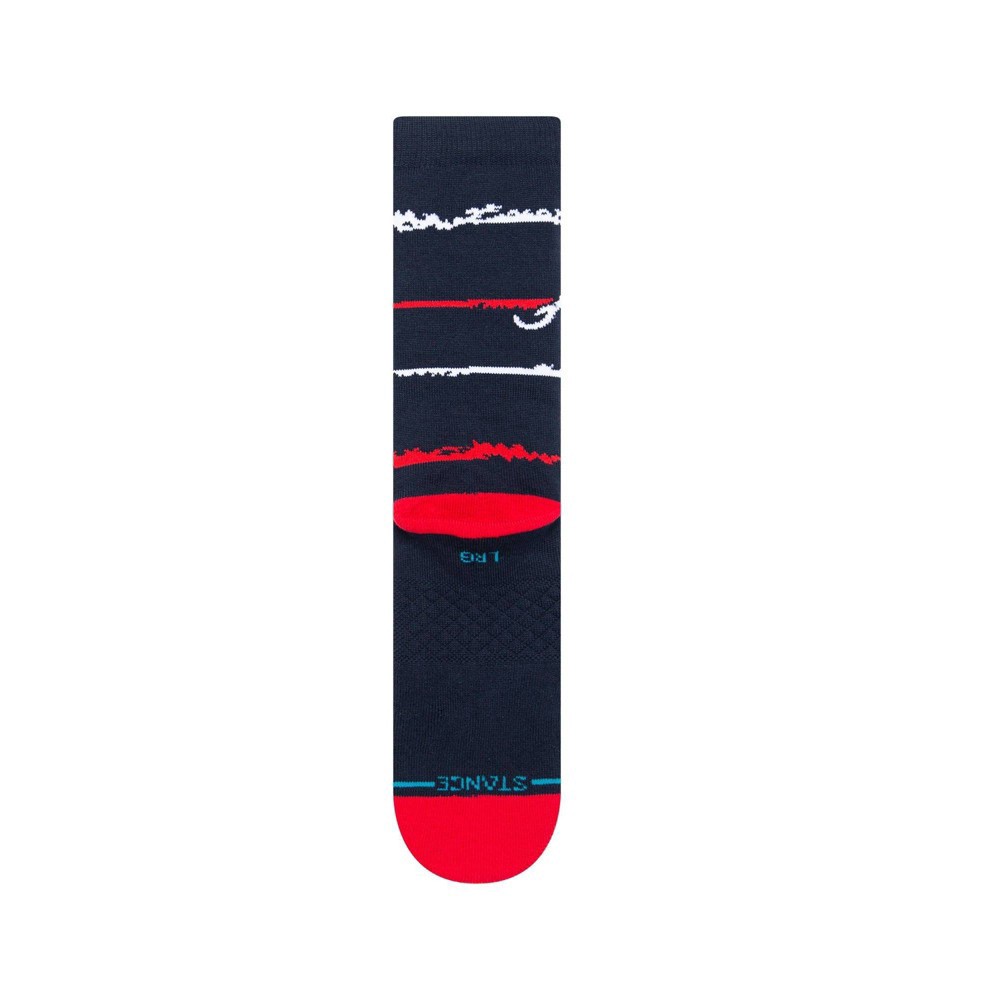 Atlanta Braves Stance Chalk Crew Socks