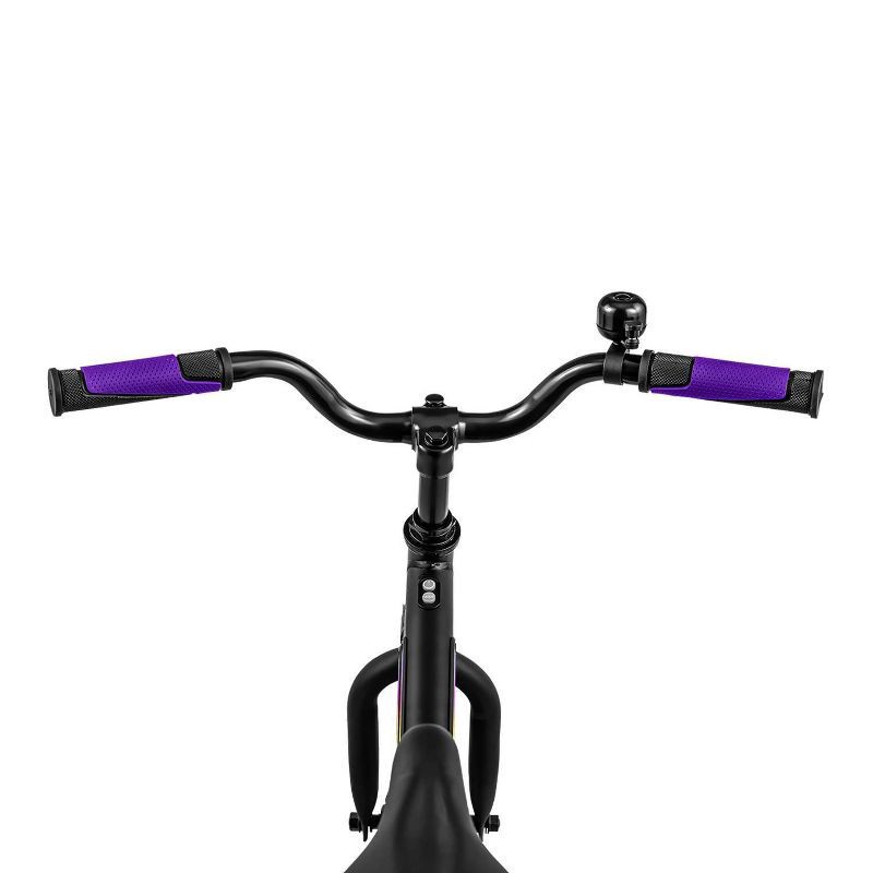 slide 7 of 11, Jetson Light Rider 16" Kids' Light Up Bike - Black/Purple: Adjustable Handlebar & Seat, 1 ct