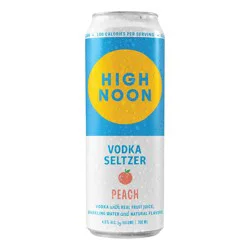 High Noon Peach Vodka Hard Seltzer - 700ml Can
