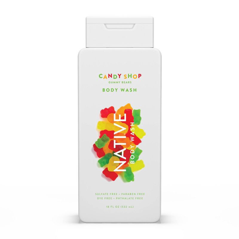 slide 1 of 6, Native Limited Edition Gummy Bears Body Wash - 18 fl oz, 18 fl oz