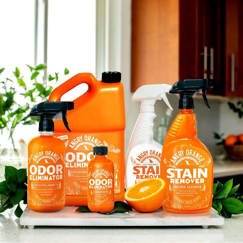 slide 7 of 7, Angry Orange Ready To Use Orange Scented Pet Odor Eliminator - 20 fl oz, 20 fl oz