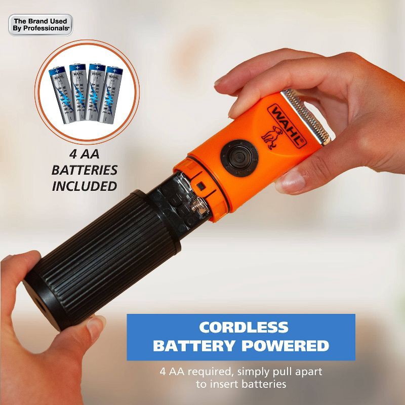 slide 10 of 11, Wahl Cordless Battery Touch-Up for Paws, Ears, and Delicate Areas Dog Clipper Trimmer, 1 ct