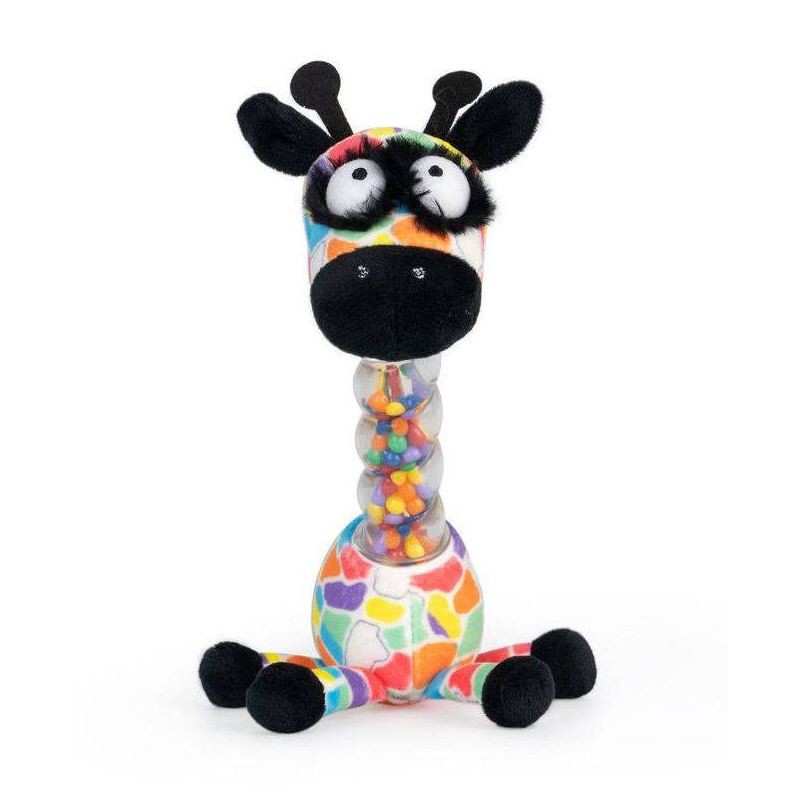slide 1 of 7, Inklings Jaffy the Fringed Footed Giraffe Baby Rattle and Shaker Plush Toy, 1 ct