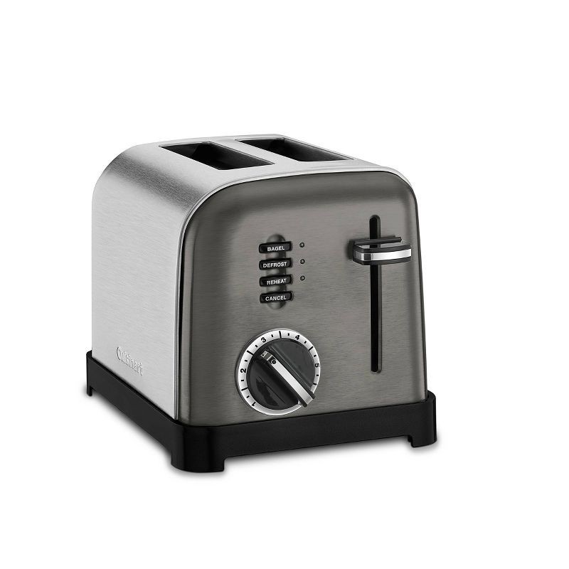 slide 4 of 4, Cuisinart 2-Slice Classic Toaster - Black Stainless Steel - CPT-160BKSP1, 1 ct