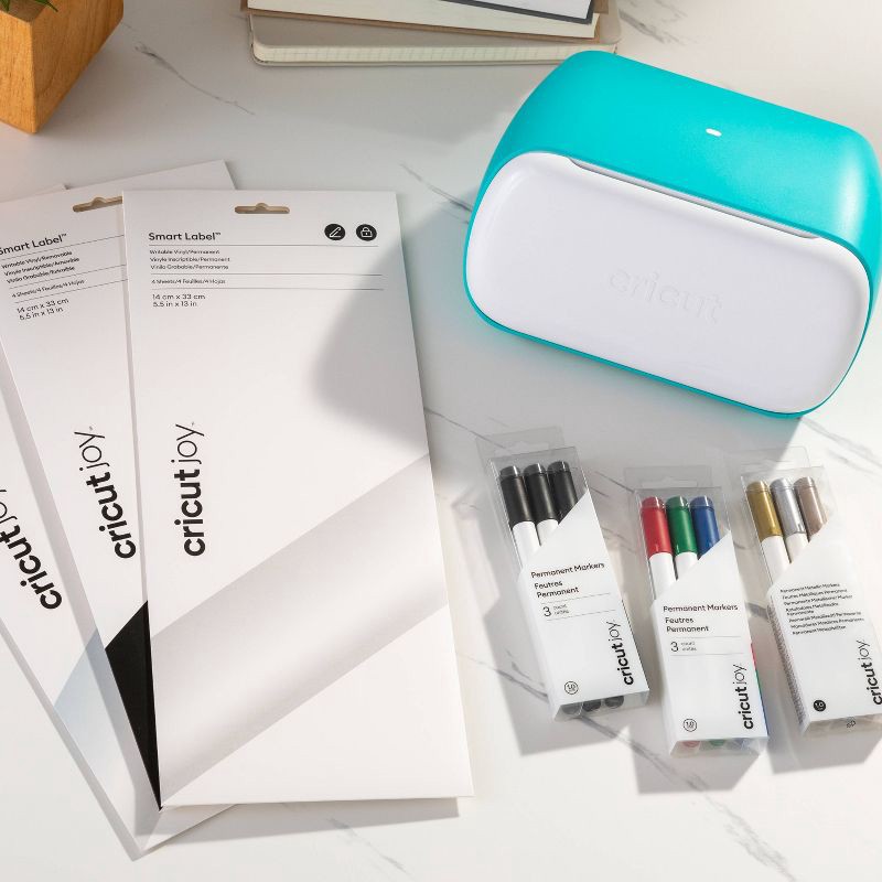 slide 3 of 6, Cricut Joy 3pk Permanent Markers 1.0 Black: Felt Tip Pens, Cricut Pen Set, Stationery, Office Supplies, 3 Count, 3 ct