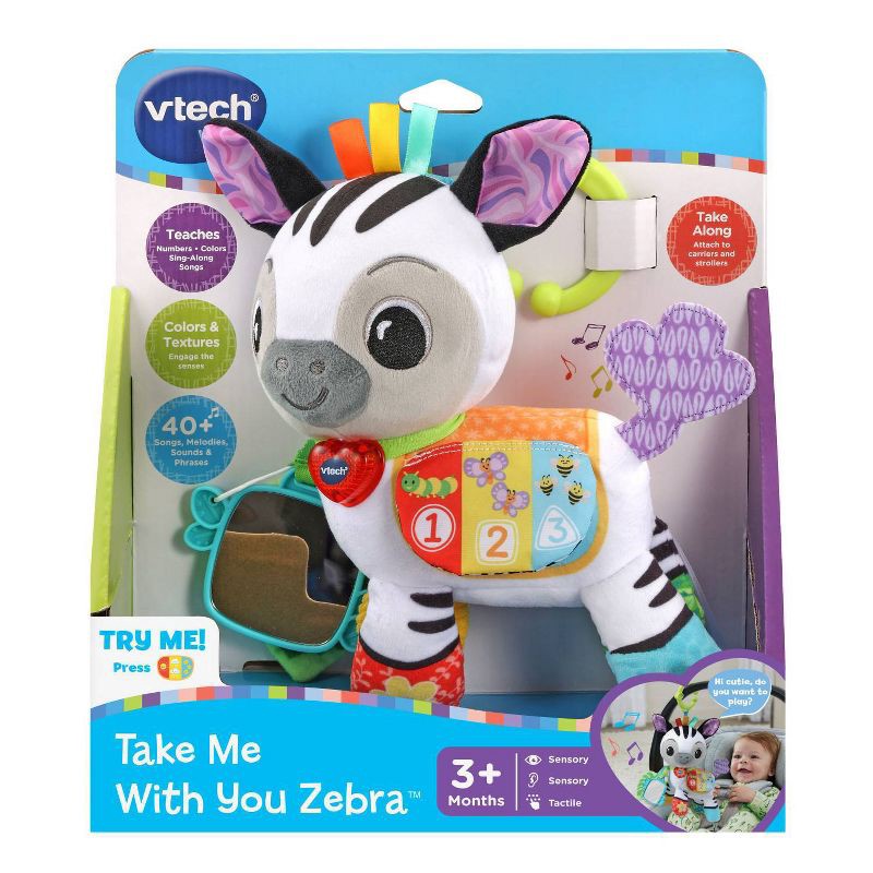 slide 8 of 8, VTech Baby Take Me With You Learning Toy - Zebra, 1 ct