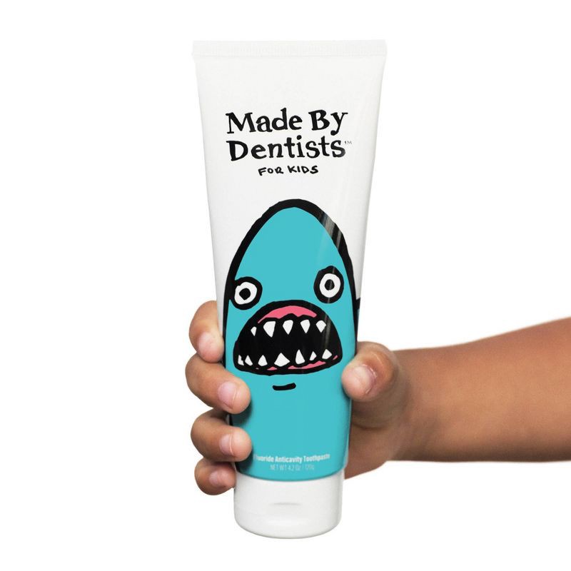 slide 2 of 5, Made by Dentists Kids' Shark Fluoride Anticavity Toothpaste - Watermelon - 4.2oz, 4.2 oz