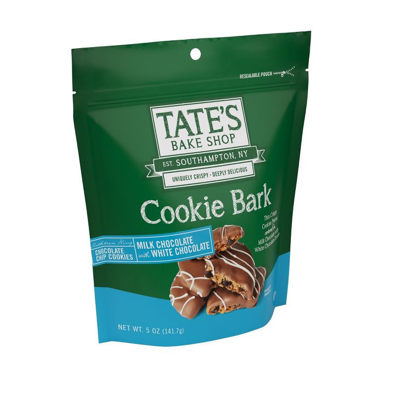 slide 7 of 14, Tate's Bake Shop Cookie Bark Milk Chocolate with White Chocolate - 5oz, 5 oz