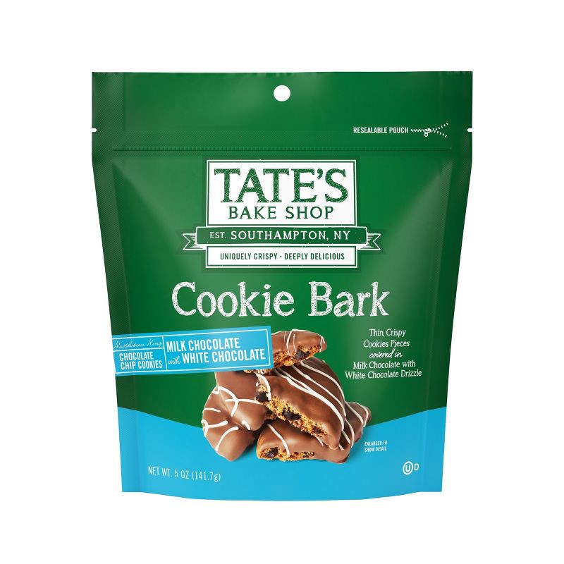 slide 1 of 14, Tate's Bake Shop Cookie Bark Milk Chocolate with White Chocolate - 5oz, 5 oz