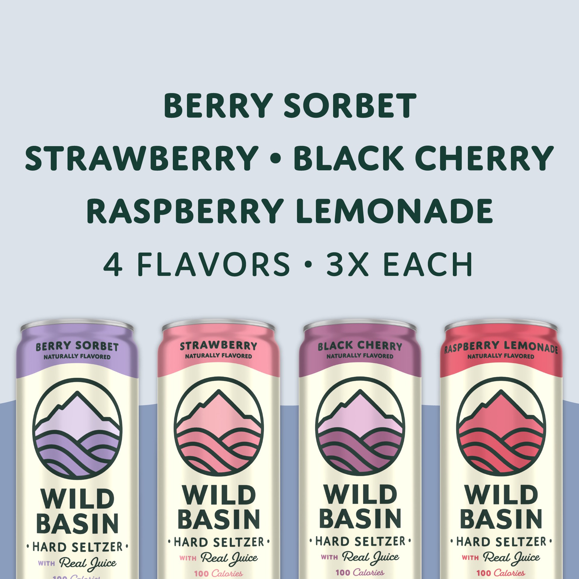 slide 7 of 10, Wild Basin Berry Hard Seltzer Mixed 12pk, 12 ct