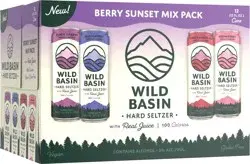 Berry Sunset Mix Pack Hard Seltzer  Wild Basin Hard Seltzer Berry Sunset Mix Pack 12 Pack 12 fl oz Can