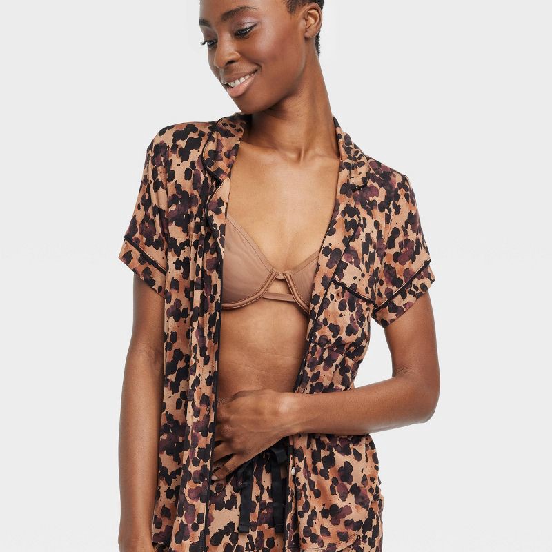 slide 3 of 5, Women's Mesh Unlined Demi Bra - Auden™ Brown 38D: Adjustable Strap, Underwire, Sheer Mesh, 1 ct