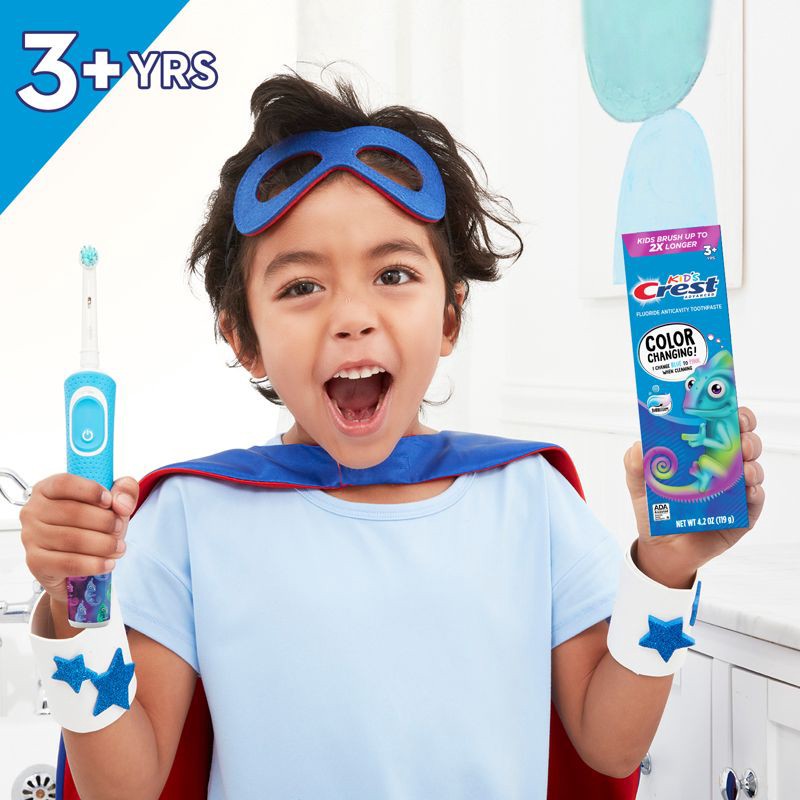 slide 6 of 16, Crest Advanced Kid's Fluoride Toothpaste - Bubblegum Flavor- 4.2oz, 4.2 oz