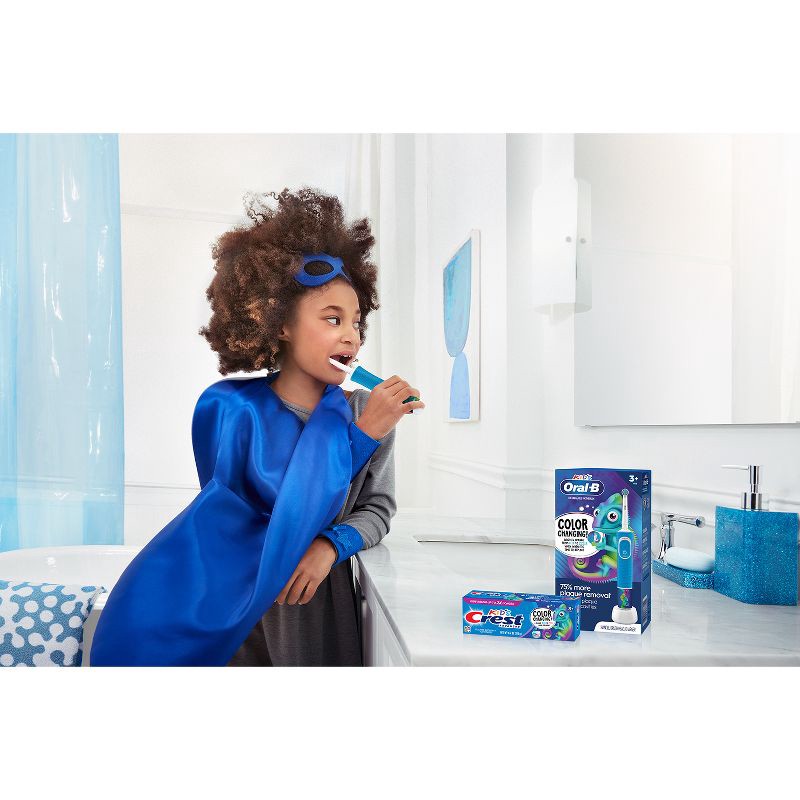 slide 7 of 16, Crest Advanced Kid's Fluoride Toothpaste - Bubblegum Flavor- 4.2oz, 4.2 oz