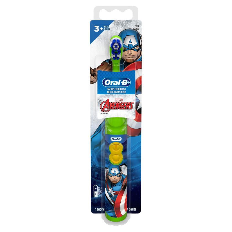 slide 3 of 8, Oral-B Avengers Battery Toothbrush, 1 ct