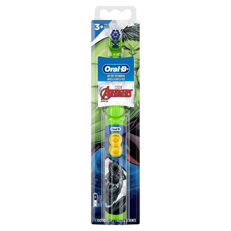 slide 1 of 8, Oral-B Avengers Battery Toothbrush, 1 ct