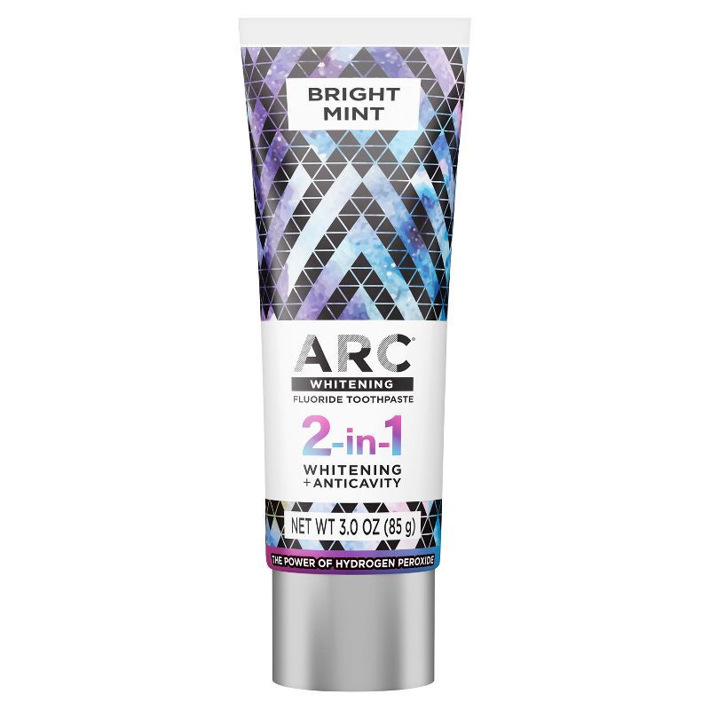 slide 5 of 5, ARC Whitening 2-in-1 Whitening + Anticavity Toothpaste - 3oz, 3 oz