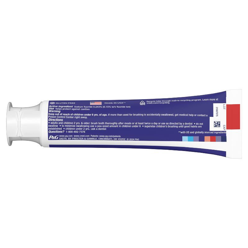 slide 10 of 10, Crest 3D White Stain Eraser Toothpaste - Icy Clean Mint - 3.8oz, 3.8 oz