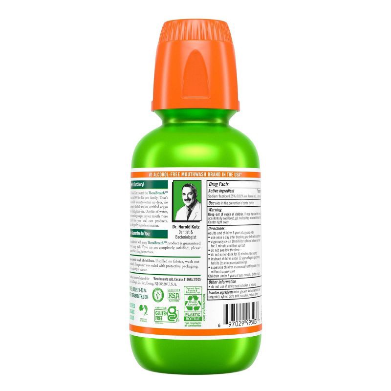 slide 10 of 10, TheraBreath Kids Mouthwash with Fluoride - Wacky Watermelon - 10 fl oz, 10 fl oz