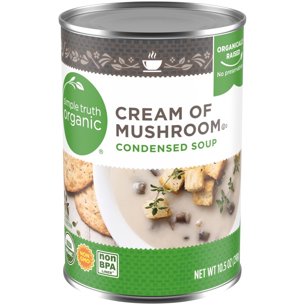 slide 1 of 1, Simple Truth Condensed Soup, Cream of Mushroom, 10.5 oz