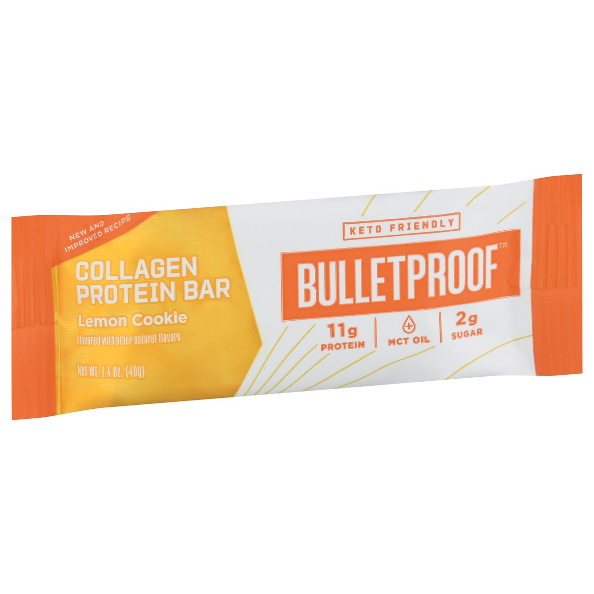 slide 8 of 13, BulletProof Collagen Protein Bar - Lemon Cookie, 1.58 oz