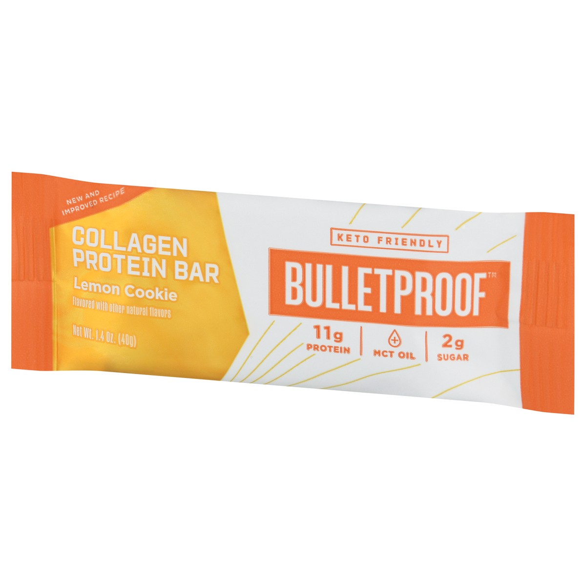 slide 4 of 13, BulletProof Collagen Protein Bar - Lemon Cookie, 1.58 oz