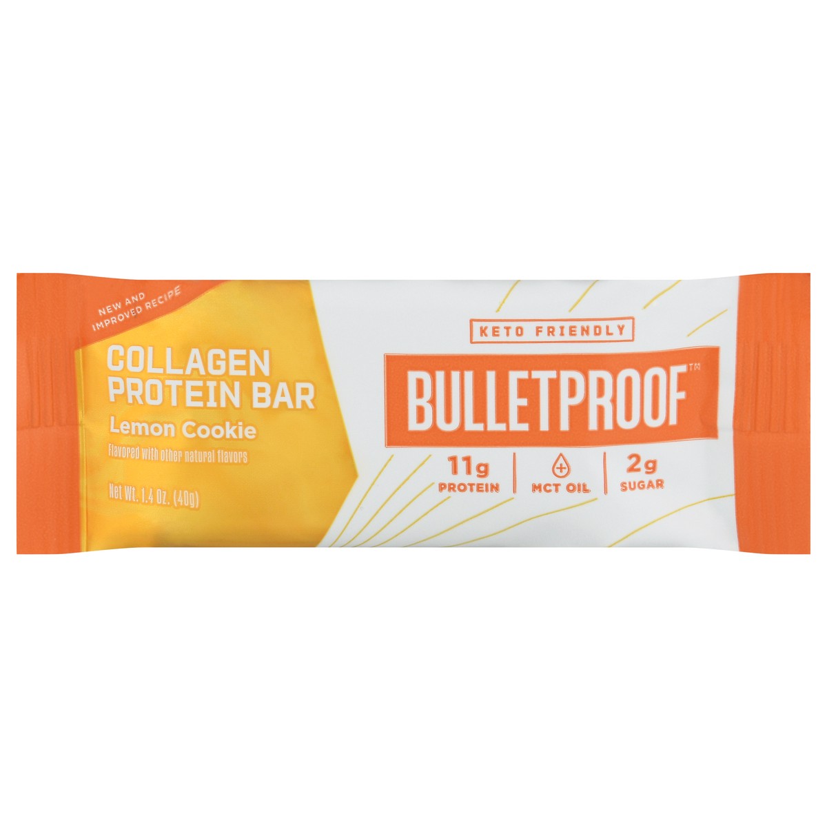 slide 13 of 13, BulletProof Collagen Protein Bar - Lemon Cookie, 1.58 oz