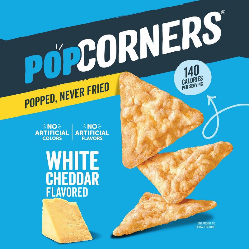slide 7 of 7, PopCorners White Cheddar - 12oz, 12 oz
