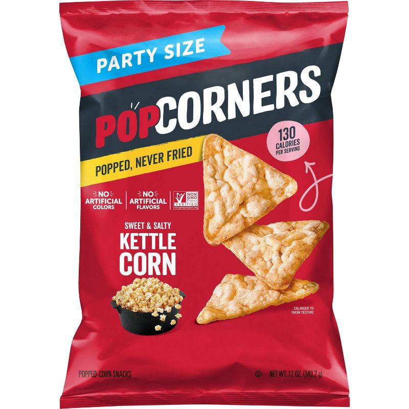 slide 1 of 8, PopCorners Kettle Corn - 12oz, 12 oz