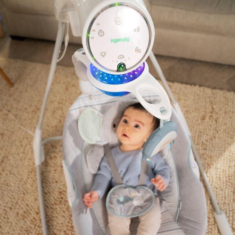 slide 11 of 19, Ingenuity InLighten Soothing Swing - Van the Elephant, 1 ct