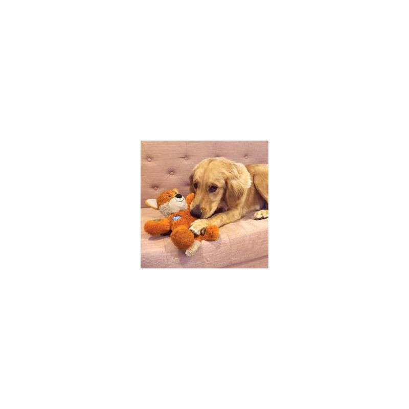 slide 3 of 3, KONG Wild Knots Tiger Dog Toy - S/M, 1 ct