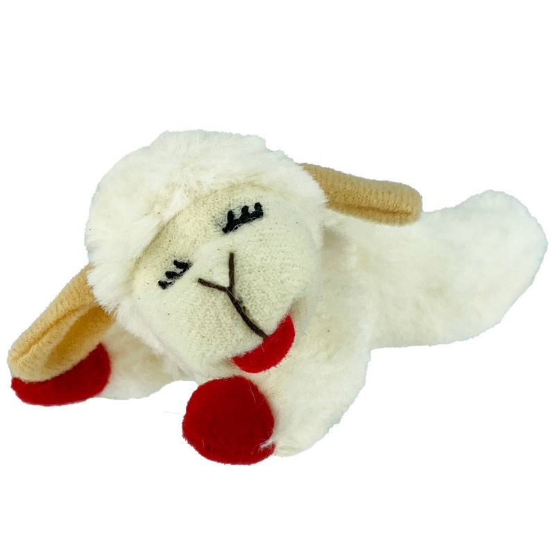 slide 1 of 5, Multipet Lamb Chop Cat Toy, 1 ct