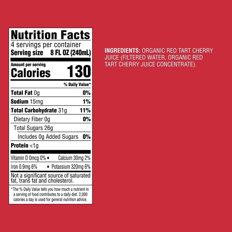 slide 4 of 4, Organic Tart Cherry Juice From Concentrate - 32 fl oz - Good & Gather™, 32 fl oz