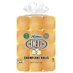 Nickles Bakery Snowflake Dinner Rolls