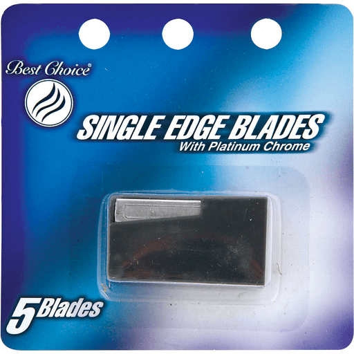 slide 1 of 1, Best Choice Single Edge Utility Blades, 5 ct