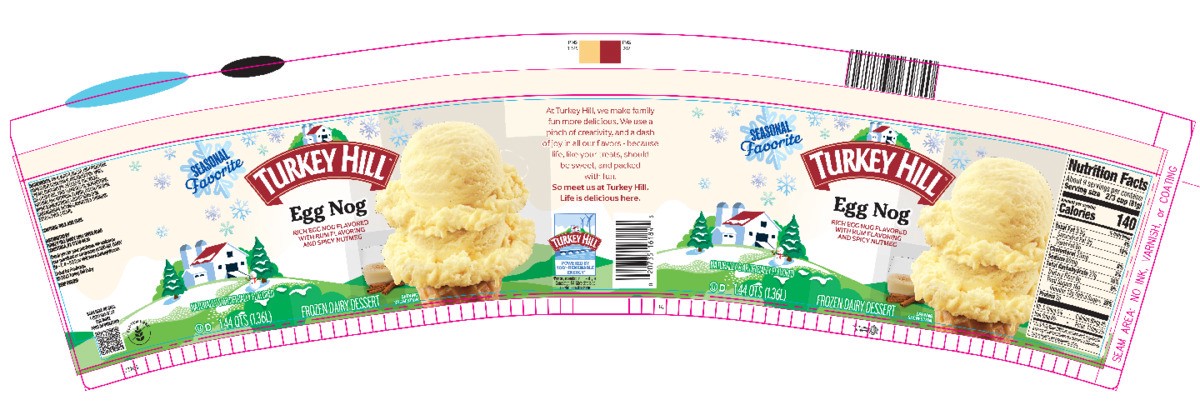 slide 6 of 7, Turkey Hill Seasonal Egg Nog, 1.44 qt