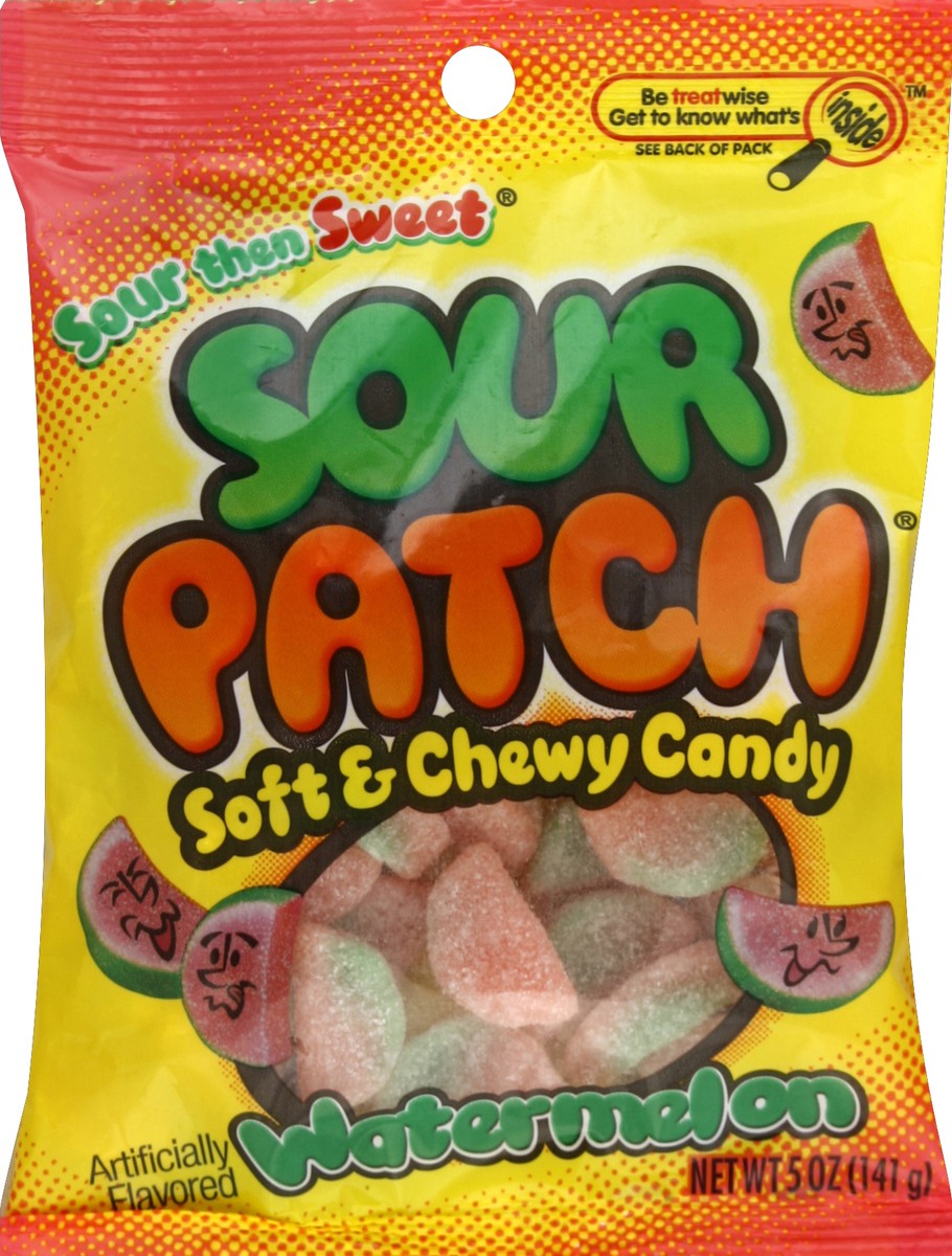 slide 4 of 7, SOUR PATCH KIDS Watermelon Soft & Chewy Candy, 5 oz, 5 oz