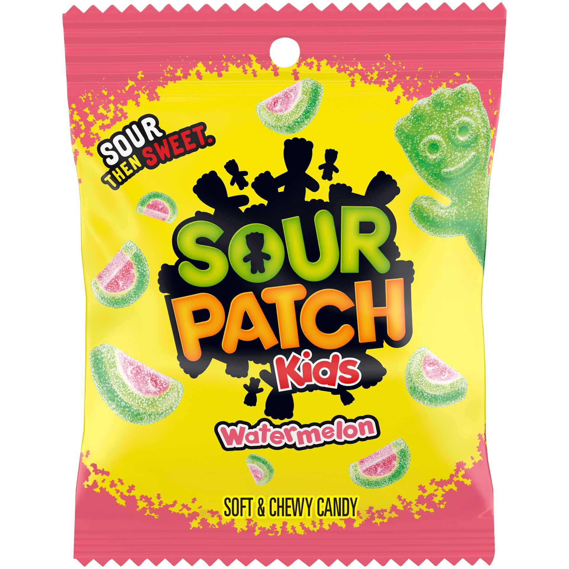 slide 1 of 7, SOUR PATCH KIDS Watermelon Soft & Chewy Candy, 5 oz, 5 oz