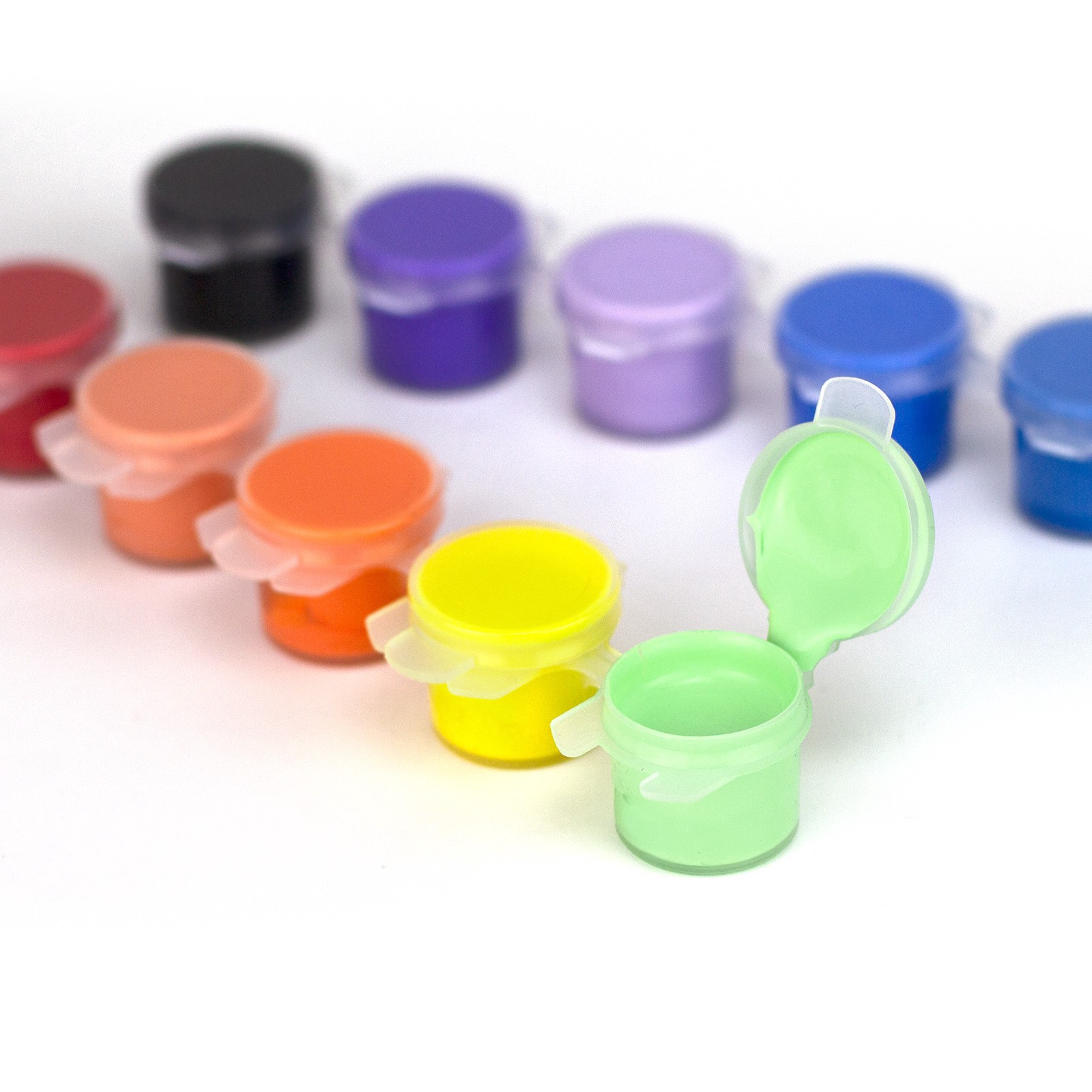 slide 7 of 7, Bright Acrylic Paint Pot Set By Craft Smart, 2 fl oz