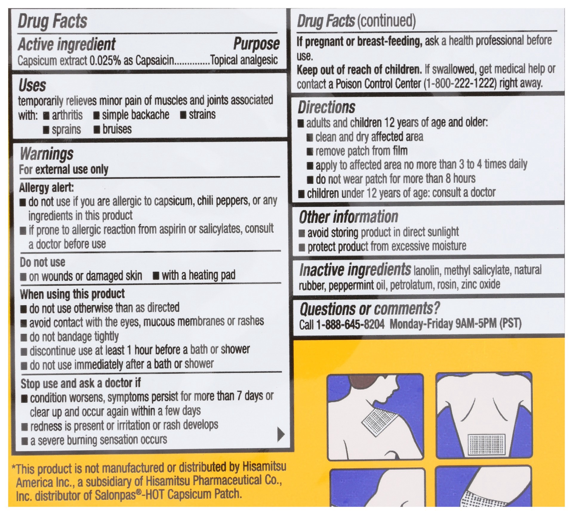 slide 3 of 3, Rite Aid Ra Capsicum Pain Patch, 3 ct