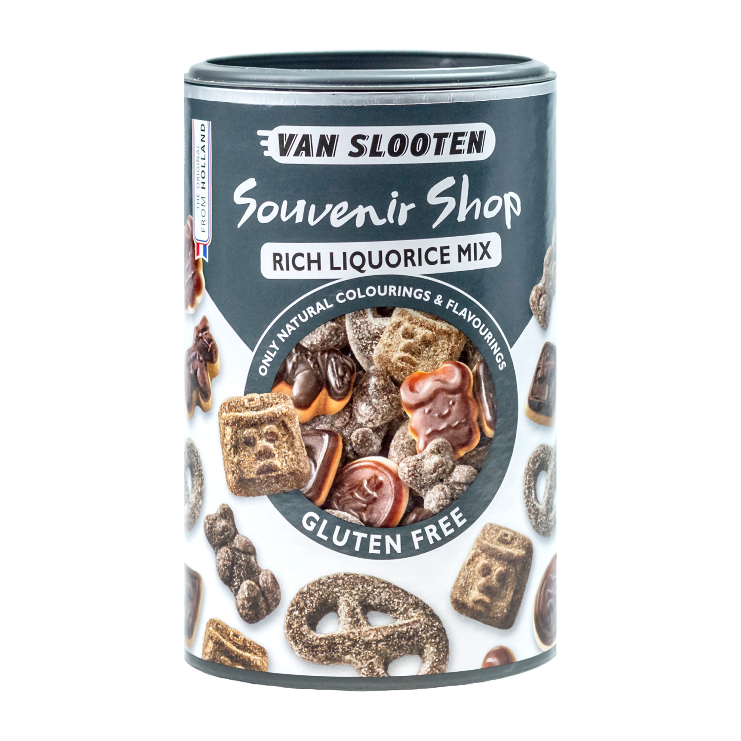 slide 1 of 1, Van Slooten Souvenir Shop Rich Liquorice Mix, 7 oz