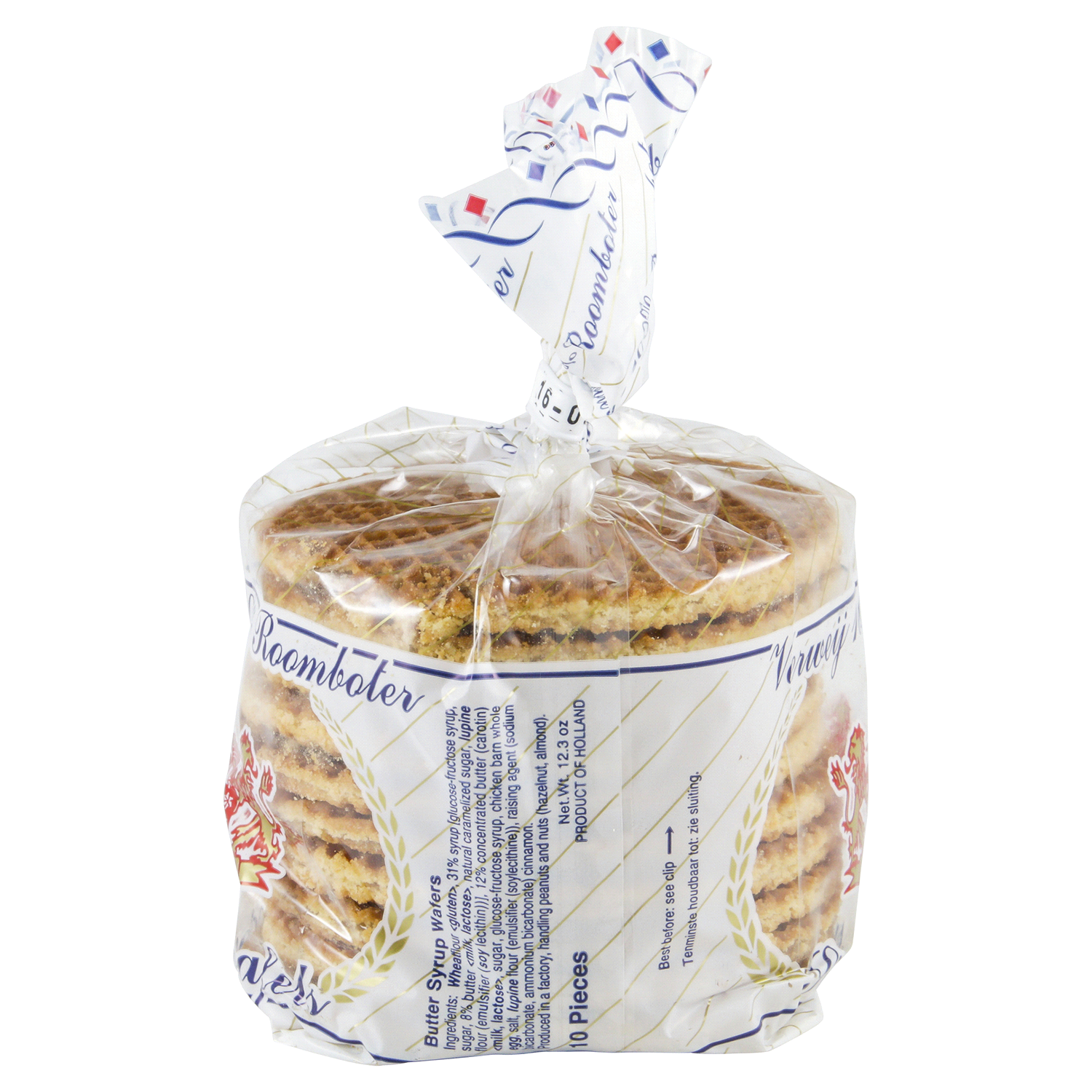 slide 3 of 3, OTHER-REGIONAL Verweij 100% Butter Syrup Wafer, 10.5 oz