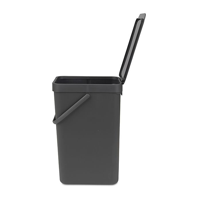 slide 4 of 9, Brabantia Sort & Go Plastic Trash Can - Grey, 1 ct