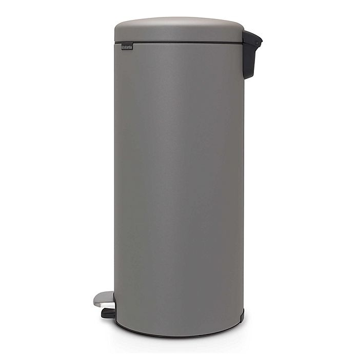 slide 4 of 5, Brabantia Newicon Step-On Trash Can - Grey, 30 liter