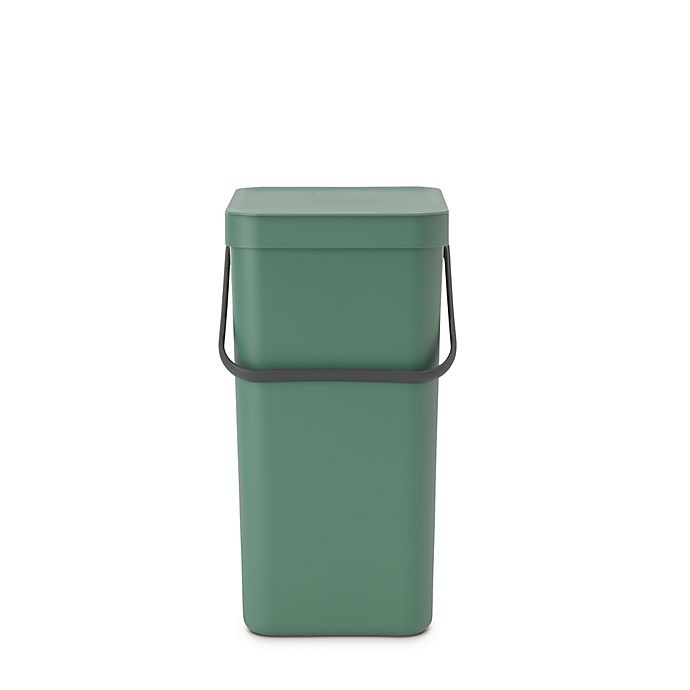 slide 3 of 10, Brabantia Sort & Go Plastic Trash Can - Green, 1 ct