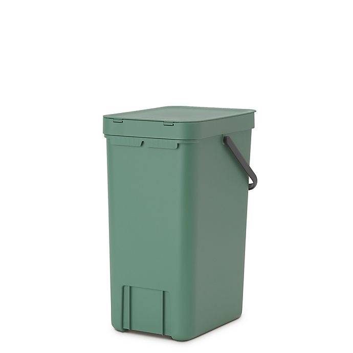 slide 6 of 10, Brabantia Sort & Go Plastic Trash Can - Green, 1 ct